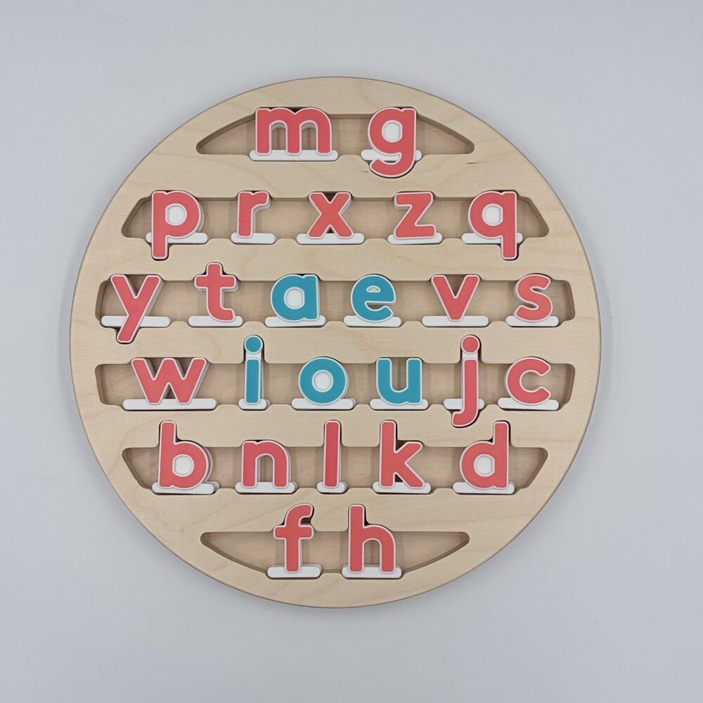 Lovevery Montessori Movable Alphabet Letters Wooden Toy The Persister Play Kit